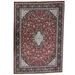300 x 200cm Royal Persian Kashan Medallion Machine Made Red Rug