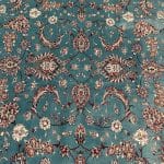 400 x 300cm Royal Blue Persian Afshan Floral Machine-Made Rug - Image 5