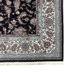 400 x300cm Royal Dark Navy Persian Afshan Floral Machine-Made Rug - Image 7