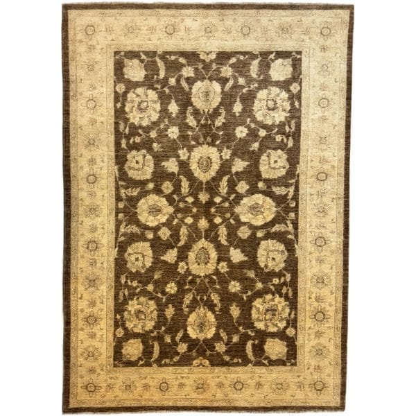 270 x 190cm Hand Knotted Afghan Ziegler Chobi Wool Rug