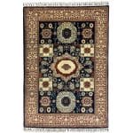 150 x 105cm Hand Knotted Mamluk Chobi Ziegler Wool Rug