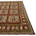 241 x 174cm Hand-Woven Tribal Kilim Somak – Wool Rug - Image 6