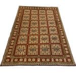 241 x 174cm Hand-Woven Tribal Kilim Somak – Wool Rug - Image 3