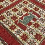 241 x 174cm Hand-Woven Tribal Kilim Somak – Wool Rug - Image 4