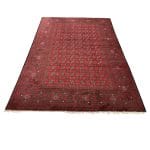 287 x 194cm Hand Knotted Afghan Akche – Wool Rug - Image 2