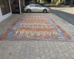 598 x 412cm Hand Woven Extra Large Size Kilim Chobi Rug - Image 2