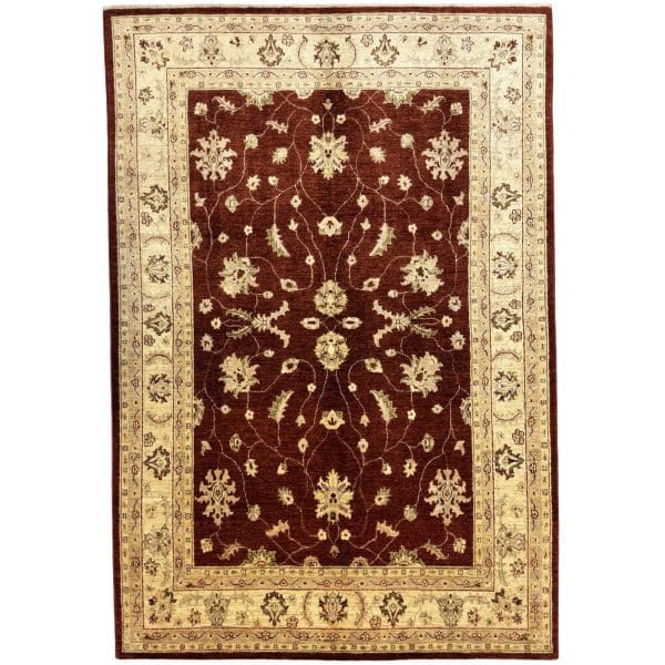 249 x 167cm Hand Knotted Afghan Ziegler Chobi Wool Rug