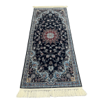 200cm x 80cm Persian Mashad Design Machine Made Runner Rug