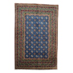 248cm x 168cm Hand-Knotted Color Afghan Akche – Wool Rug