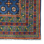 248cm x 168cm Hand-Knotted Color Afghan Akche – Wool Rug - Image 5