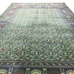 230cm x 160cm Green Bokhara Design Machine Made Rug - Image 3
