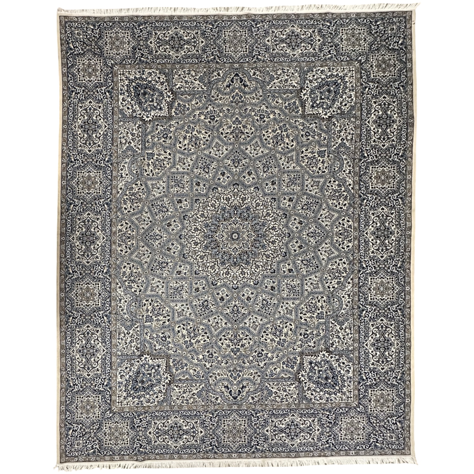 111111handtuftted_44 400 x 300cm Large Size Luxury Medallion Design Rug - Image 1