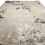 230cm x 160cm Plain Modern Design – Navy Rug - Image 3