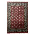 178cm x 119cm Hand-Knotted Color Afghan Akche – Wool Rug