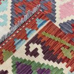 395cm x 85cm Hand-Woven Afghan Kilim – Runner Rug - Image 5