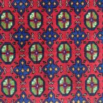 182cm x 94cm Hand-Knotted Color Afghan Akche – Wool Rug - Image 4