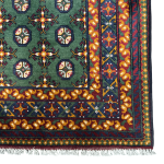 192cm x 145cm Hand-Knotted Color Afghan Akche – Wool Rug - Image 5