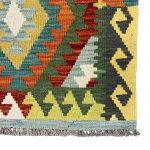 203cm x 75cm Hand-Woven Afghan Kilim – Runner Rug - Image 4