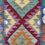 184cm x 69cm Hand-Woven Afghan Kilim – Runner Rug - Image 3