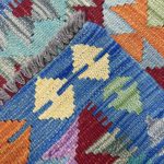 184cm x 69cm Hand-Woven Afghan Kilim – Runner Rug - Image 5