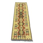 183 x 60cm Hand-Woven Afghan Kilim Runner Rug