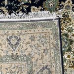 400 × 300cm Large Size Elegant Floral Medallion Dark Navy Rug - Image 8