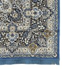 400x300 cm Large Size Persian Kashan Design in Shades of Blue Rug - Image 7