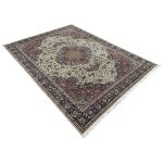 400x300cm Large Size Persian Tabriz Style Elegant Beige Rug - Image 3