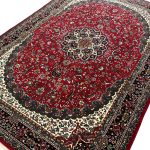 300 x 200cm Persian HandTufted Kashan Red Rug - Image 3