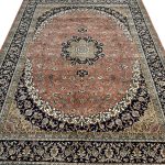 350 x 250cm Machine Made Persian Rust Red Kashan Rug - Image 2