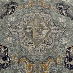 400 × 300cm Large Size Persian Pictorial Persepolis Design Olive Green Rug HT - Image 5