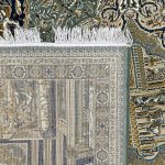 400 × 300cm Large Size Persian Pictorial Persepolis Design Olive Green Rug HT - Image 9