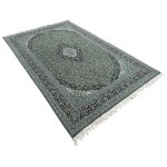 300 x 200cm Persian Large Size Kashan Design Olive Green Rug - Image 3