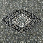 300 x 200cm Persian Large Size Kashan Design Olive Green Rug - Image 4