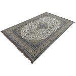 300 x 200cm Persian Large Size Kashan Design Ivory Rug - Image 3