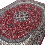 350 x 250cm Large Size Persian Red Mashhad Design Rug - Image 4