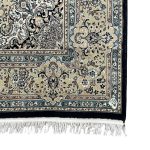 350 x 250cm Persian Navy HandTufted Kirman Rug - Image 7