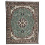 400×300cm Large Size Green & Brown Persian Toranj Design Rug