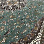 400×300cm Large Size Green & Brown Persian Toranj Design Rug - Image 6