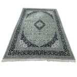 350 x 250cm Persian HandTufted Kashan Design in Olive Green Rug HT - Image 2