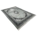 350 x 250cm Persian HandTufted Kashan Design in Olive Green Rug HT - Image 3