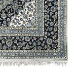 350 x 250cm Persian HandTufted Kashan Design in Olive Green Rug HT - Image 7