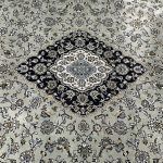 350 x 250cm Persian HandTufted Kashan Design in Olive Green Rug HT - Image 5