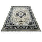 400 x 300cm Classic Shah Naghsh Medallion Design Green Rug - Image 2