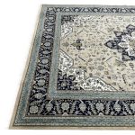 400 x 300cm Classic Shah Naghsh Medallion Design Green Rug - Image 6