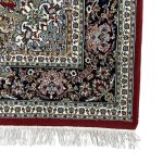 300×200cm Burgundy Red Persian Toranj Design Rug - Image 7