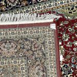300×200cm Burgundy Red Persian Toranj Design Rug - Image 8