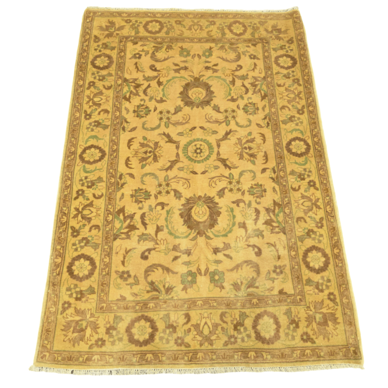 147cm x 100cm Hand Knotted Soft Tone Afghan Chobi – Wool Rug