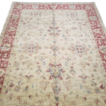 234 x 165cm Hand Knotted Soft Tone Afghan Chobi Wool Rug - Image 2