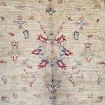 234 x 165cm Hand Knotted Soft Tone Afghan Chobi Wool Rug - Image 5